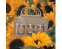 Panier 3 pots de Miel