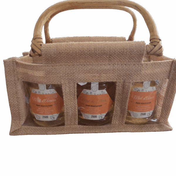 Panier 3 Pots Miel