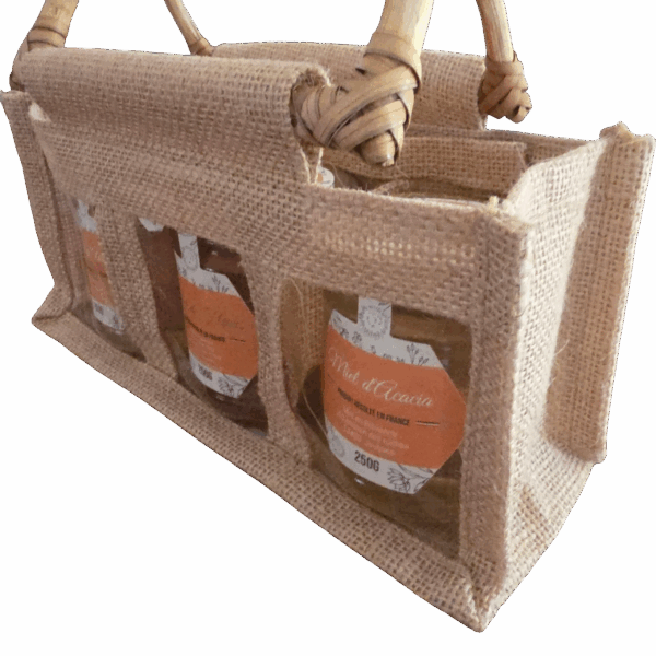 Panier 3 Pots Miel